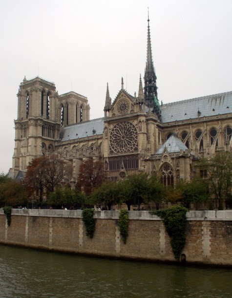 Notre Dame Cathedral overlooking the Seine