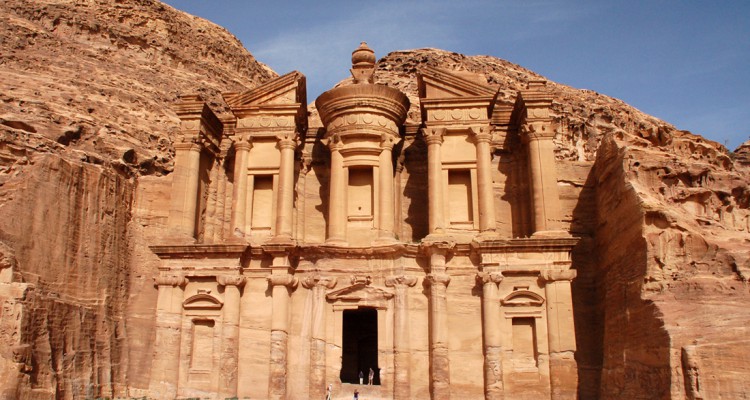 The Monastery, Petra's largest monument, rests 220m above the valley floor.