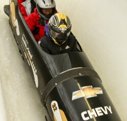 One of the top attractions at the Olympic Sports Complex is the bobsled experience.
