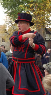 The Yeoman Warders explain a gruesome execution, while keeping their audiences laughing.