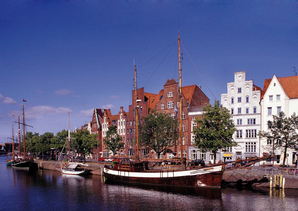 Germany Lubeck Harbour