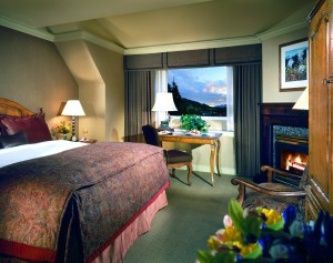 A Fairmont Gold room where guests experience extra amenities and service  