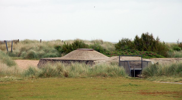 German bunker located by the Juno Beach Centre, in Courseulles-sur-Mer Photo by Julie Kalan