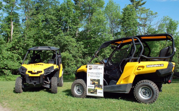 Camp Explora electric ATVs 