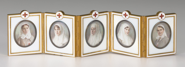 Imperial Red Cross Easter Egg Portraits