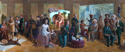 Montrealers donated towards the purchase of Kent Monkman’s Studio: An Allegory for Artistic Reflection and Transformation