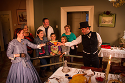 Meet characters in period costumes!