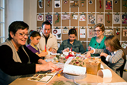 Christmas card and decoration workshop