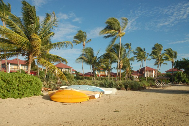 Try windsurfing and kite surfing or simply relax on the private beach at Cap Est Lagoon Resort & Spa.