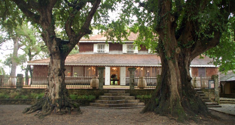 Martinique - Habitation Clément's charming original plantation house sits on a hill top. Credit: Julie Kalan