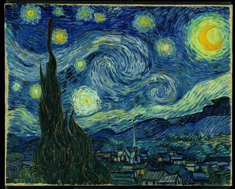 Vincent van Gogh. The Starry Night. 1889.