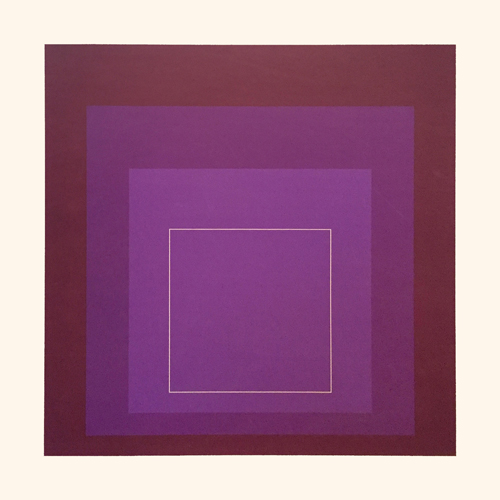 2_Josef Albers - WLS XI -1966 -15 75 x 15 75 in - Silkscreen in colors on board - Ed 101 of 125 - Signed and dated (2)