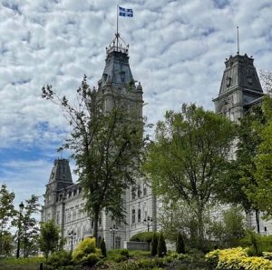 The Quebec parliament building