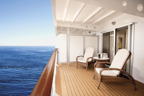 Regent Seven Seas Explorer - spacious balcony
