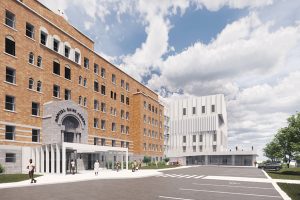 A rendering of the Lachine Hospital expansion