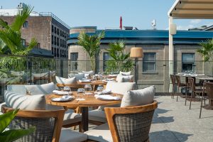 The newly refurbished Terrasse Nelligan - summer dining