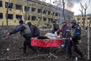 Mariupol Maternity Hospital Airstrike Credit: © Evgeniy Maloletka, Associated Press