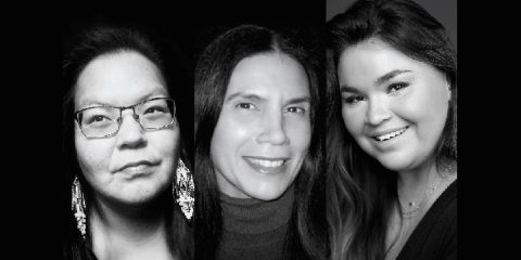 The MMFA Celebrates Indigenous Creativity to Mark the National Day for Truth and Reconciliation From left to right: Maya Cousineau Mollen, Barbara Assiginaak and Elisabeth St-Gelais