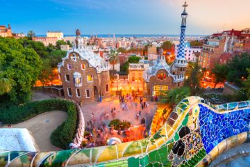 Park Güell is a sprawling wonderland of Gaudi’s colourful mosaics - Barcelona