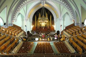 MusOrgue Festival at the St. James United Church in the heart of downtown Montreal.