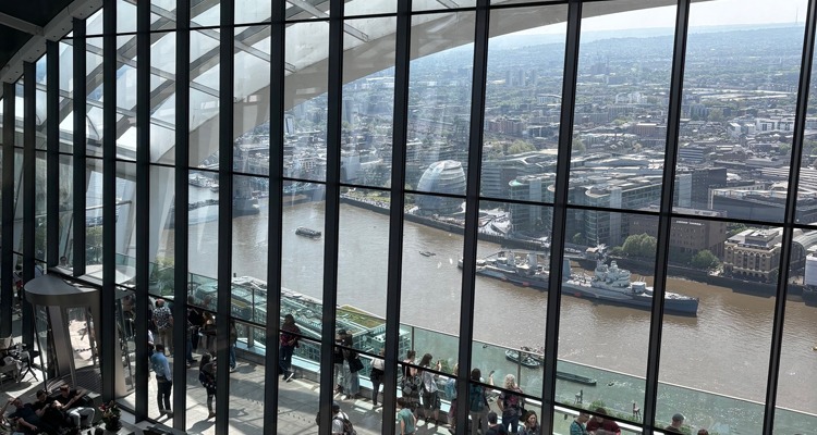 Overlooking The Thames River