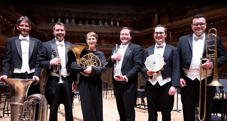 OSM brass quintet and percussion