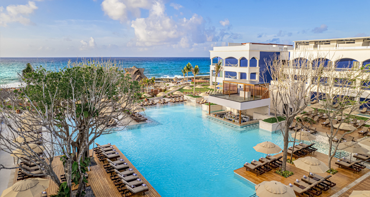 Eden Pool in the Heaven section at the Hard Rock Hotel Riviera Maya