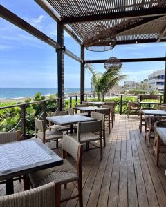 Soak up the sea views at FARO restaurant 