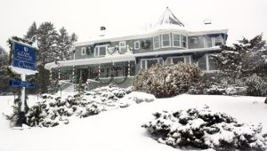 Its cozy inside the Cape Arundel Inn during the winter