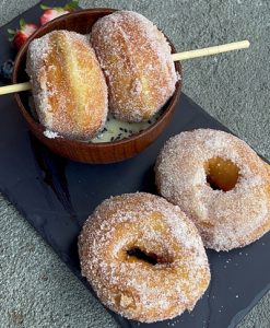 The decadent Yuzu doughnuts.