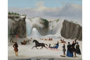 Robert Clow Todd (1809-1866) Corbeau at Montmorency Falls, 1845. Montreal Museum of Fine Arts