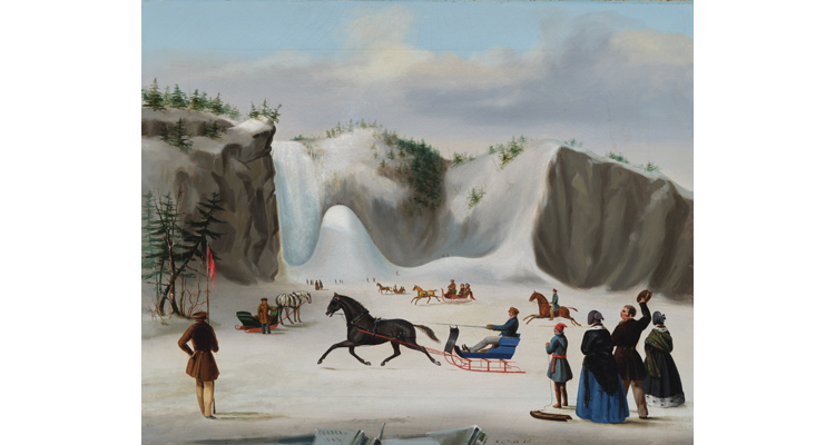 Robert Clow Todd (1809-1866) Corbeau at Montmorency Falls, 1845. Montreal Museum of Fine Arts