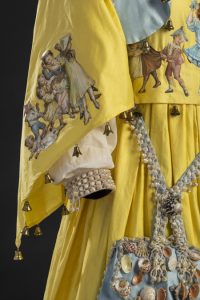 Costume worn by Alice Graham as "Mary, Mary, Quite Contrary" in 1907 (detail). Gift of the Estate of Alice Hallward, M972.75.71.1.1-6, McCord Stewart