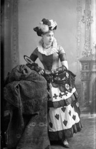 Costume Balls: Dressing Up History - William James Topley, Alice Scott as "A Deck of Cards," Ottawa, 1887