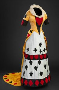 Costume Balls: Dressing Up History - Dress worn by Alice Scott as "A deck of cards" in 1887