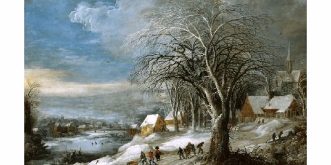 A Christmas Tale: Les trois messes basses - Image: Joos de Momper II, Winter landscape (detail) © Museum of Fine Arts of the city of Quimper