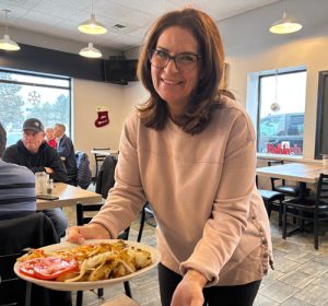 Cindy Shields at Cindy's Restaurant in Ottawa.