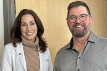 Dr. Gizelle Popradi and Raymond Cheslock - The McGill University Health Centre is a lifeline for cancer patients