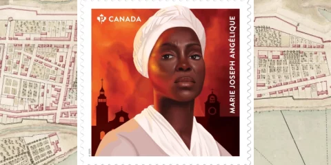 Canada Post's 2025 Black History Month stamp features Marie Joseph Angélique.