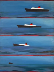 Joyce Wieland (1930-1998),Untitled (Sinking Liner), 1963.